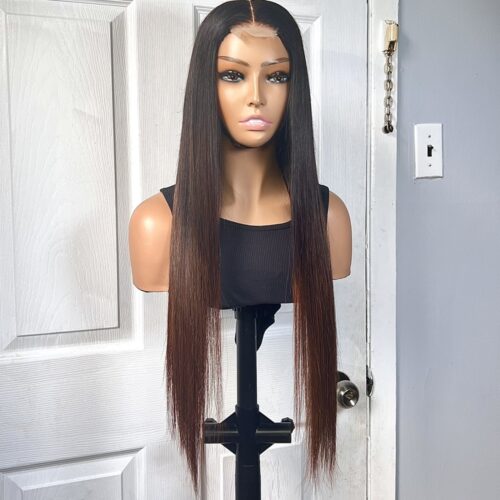 Tade Unit- Ombre Straight Closure Wig