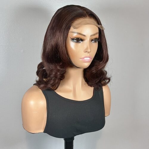 Mahogany Unit - Wavy Bob Lace Wig