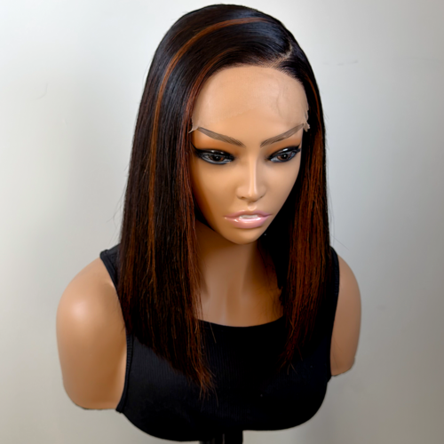 Aida Unit - Luxe Brown Highlight Bob Wig