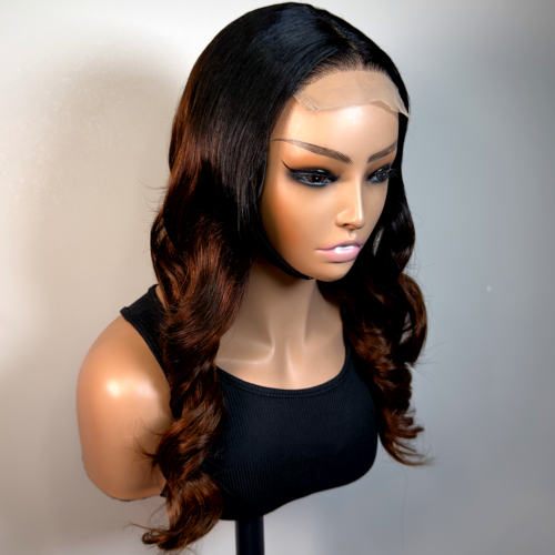Arewa Unit- Ombre Wavy Lace Wig