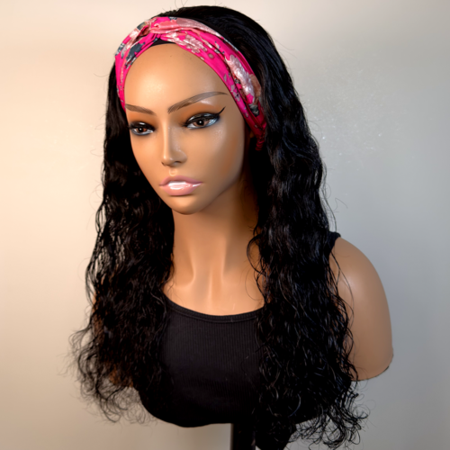 Deep Curly Headband Wig