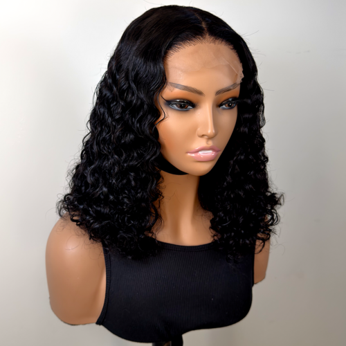Keza Unit- Curly Closure Lace Wig